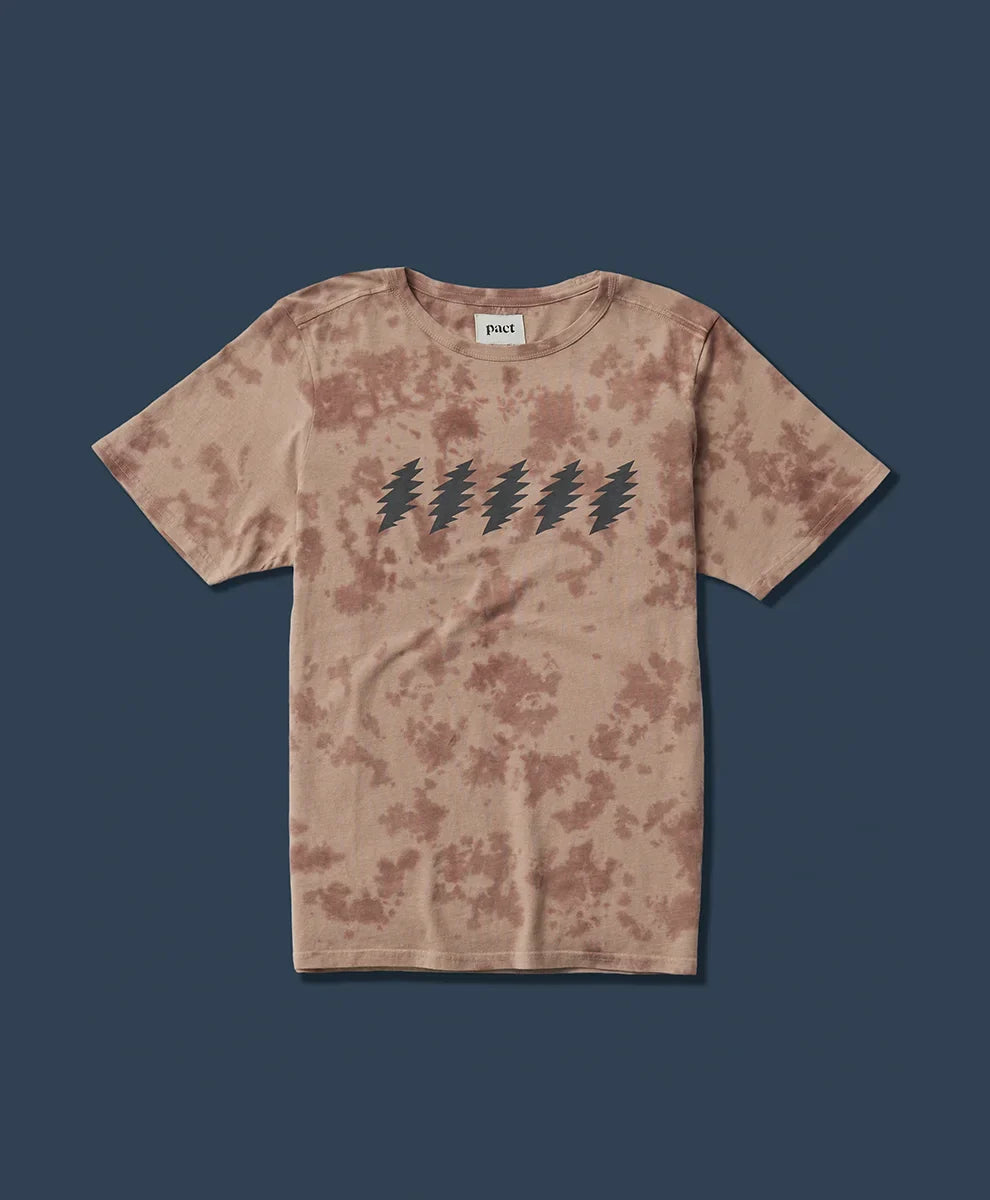grateful dead x pact graphic tee