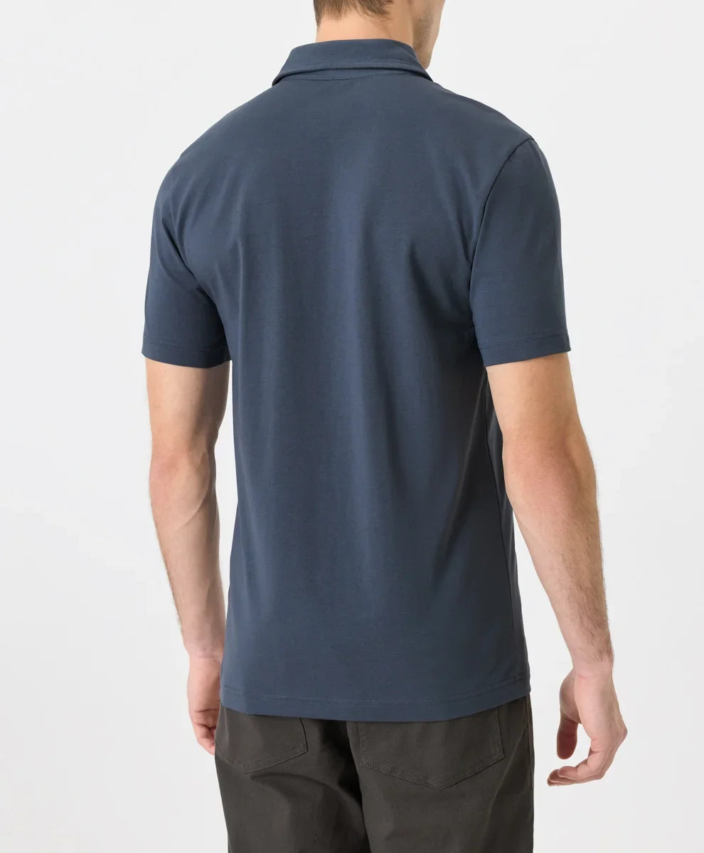 luxe essential slim polo