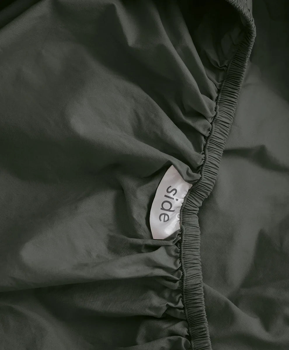 organic cool-air percale fitted sheet