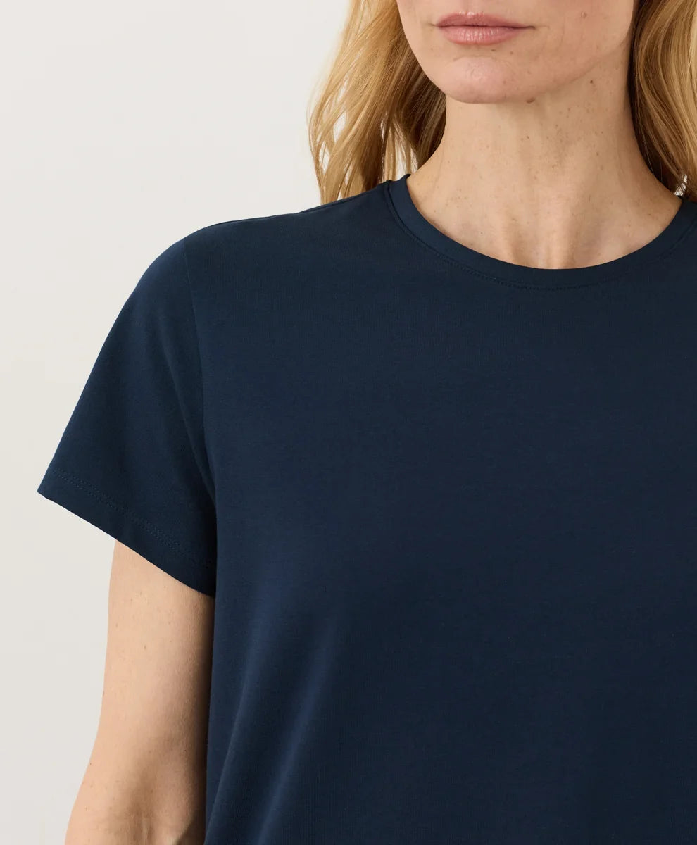 luxe essential crewneck tee