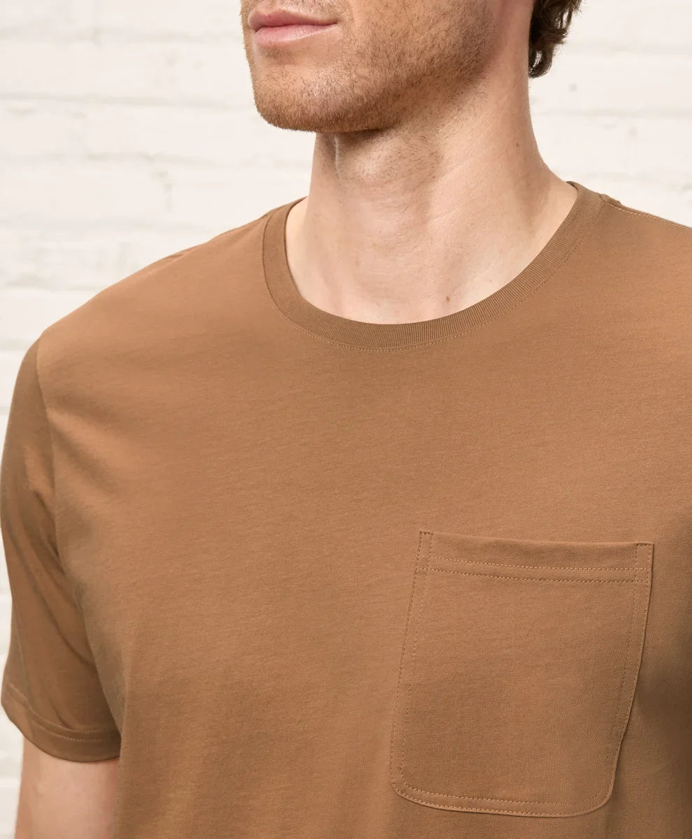 softspun essential pocket crew tee