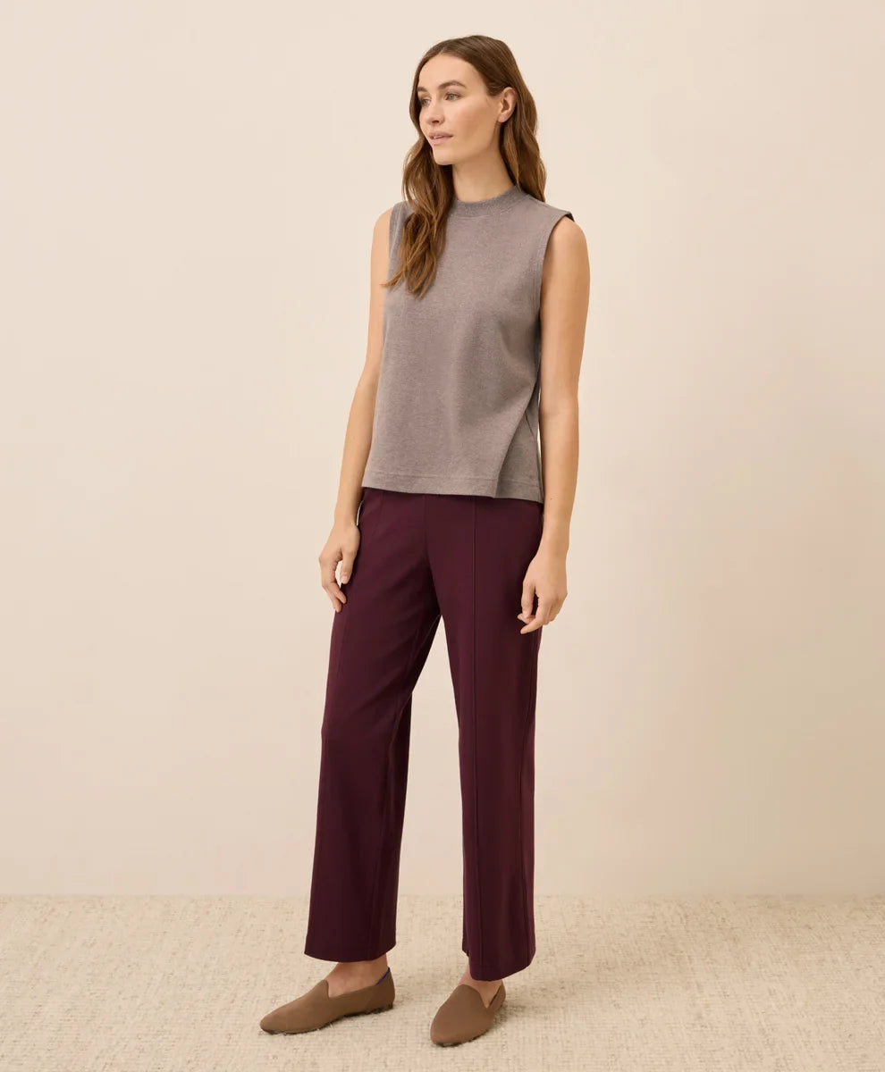 clearance airplane pintuck wide leg pant