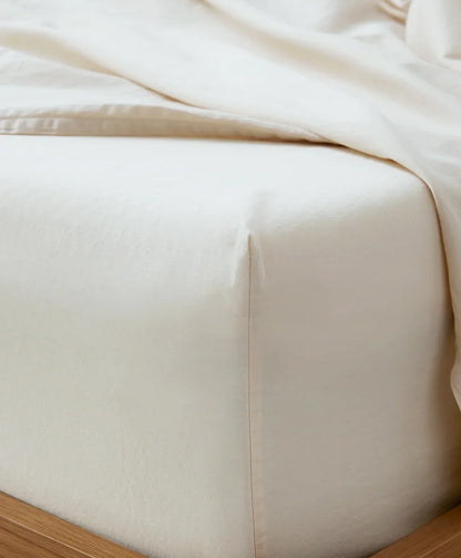 organic room service sateen fitted sheet
