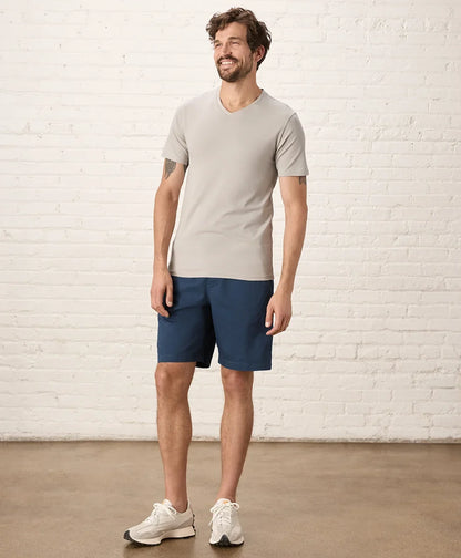 luxe essential slim fit v-neck tee