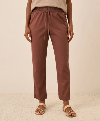 clearance daily twill ultra-high rise tapered pant
