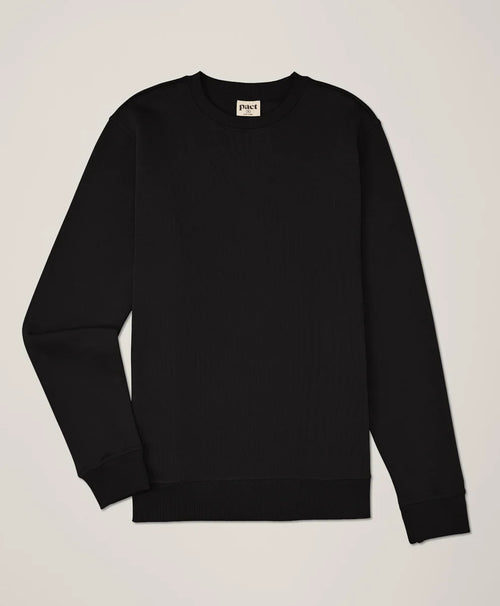 brushed fleece crew sweatshirt