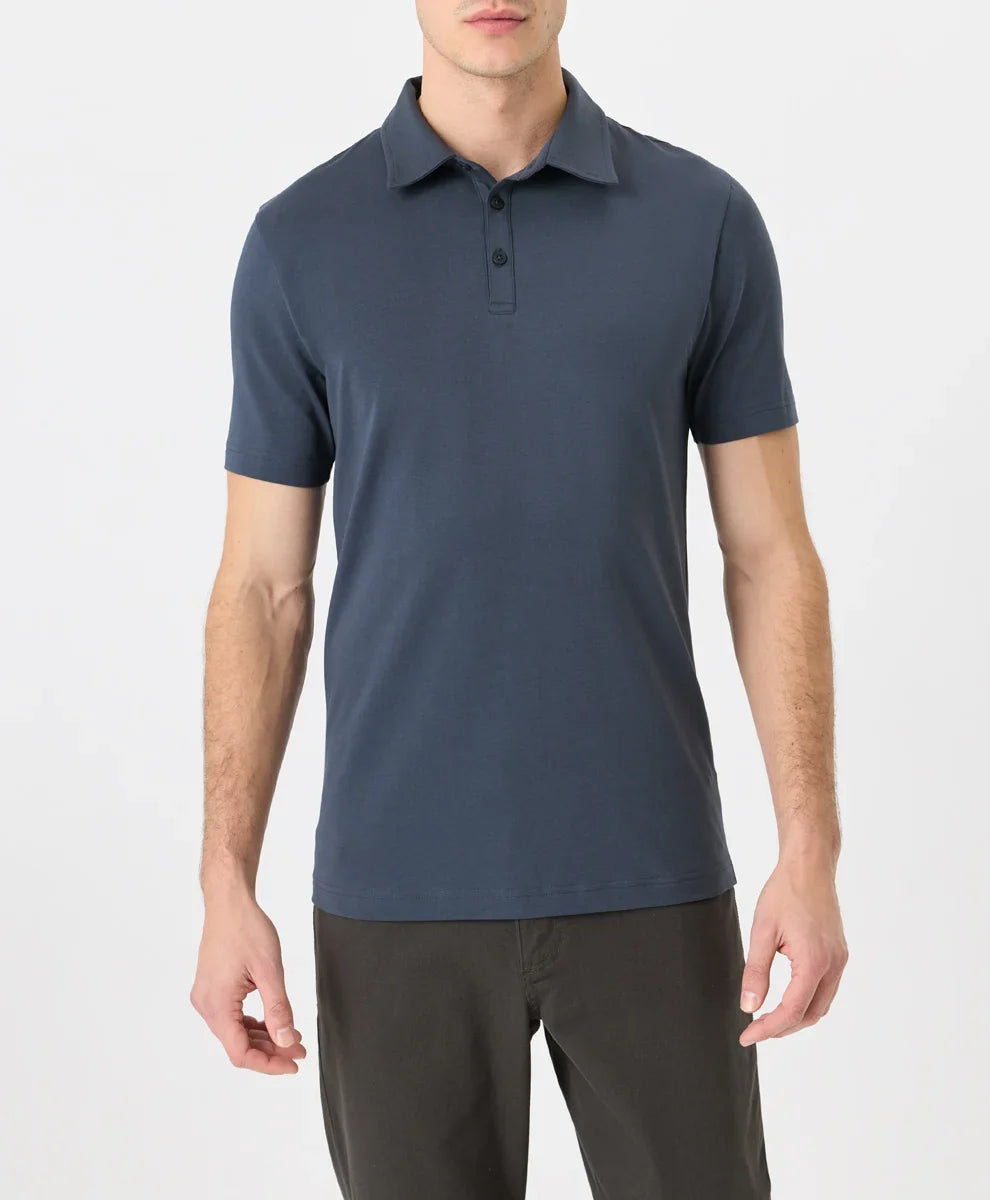 luxe essential slim polo