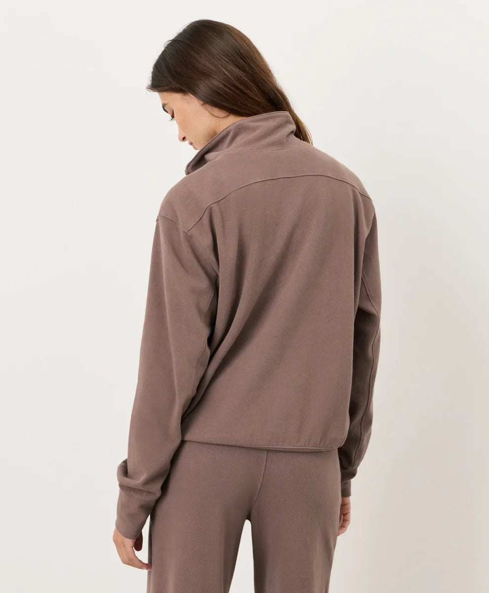 clearance cloudknit quarter zip