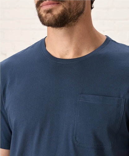 softspun essential pocket crew tee