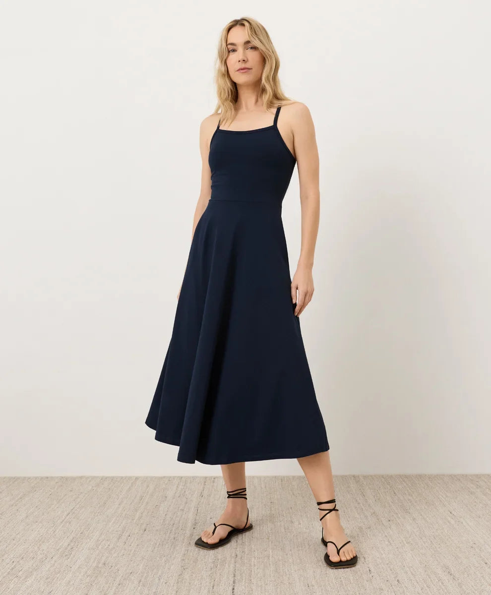 fit & flare midi dress
