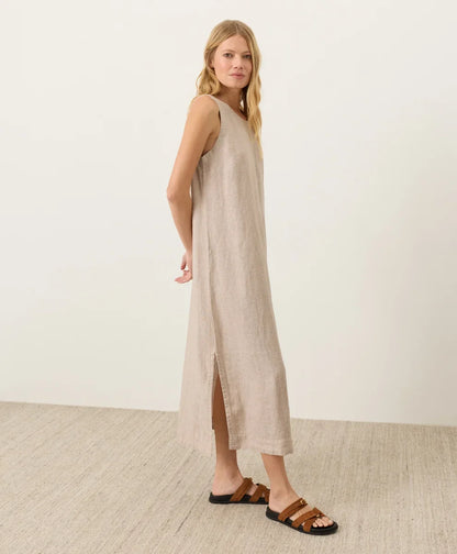 clearance linen easy tank dress