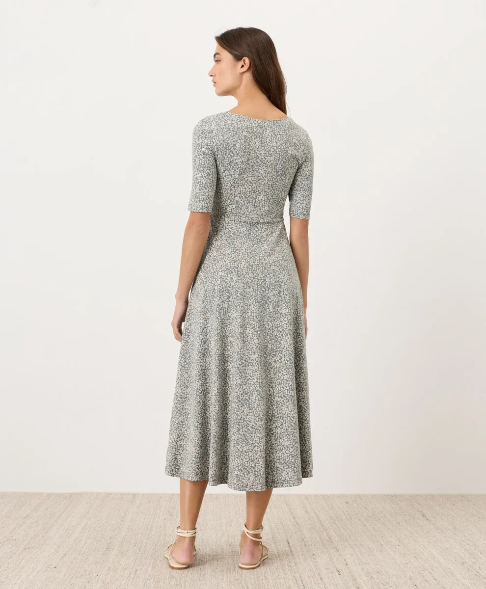 clearance fit & flare signature scoop dress