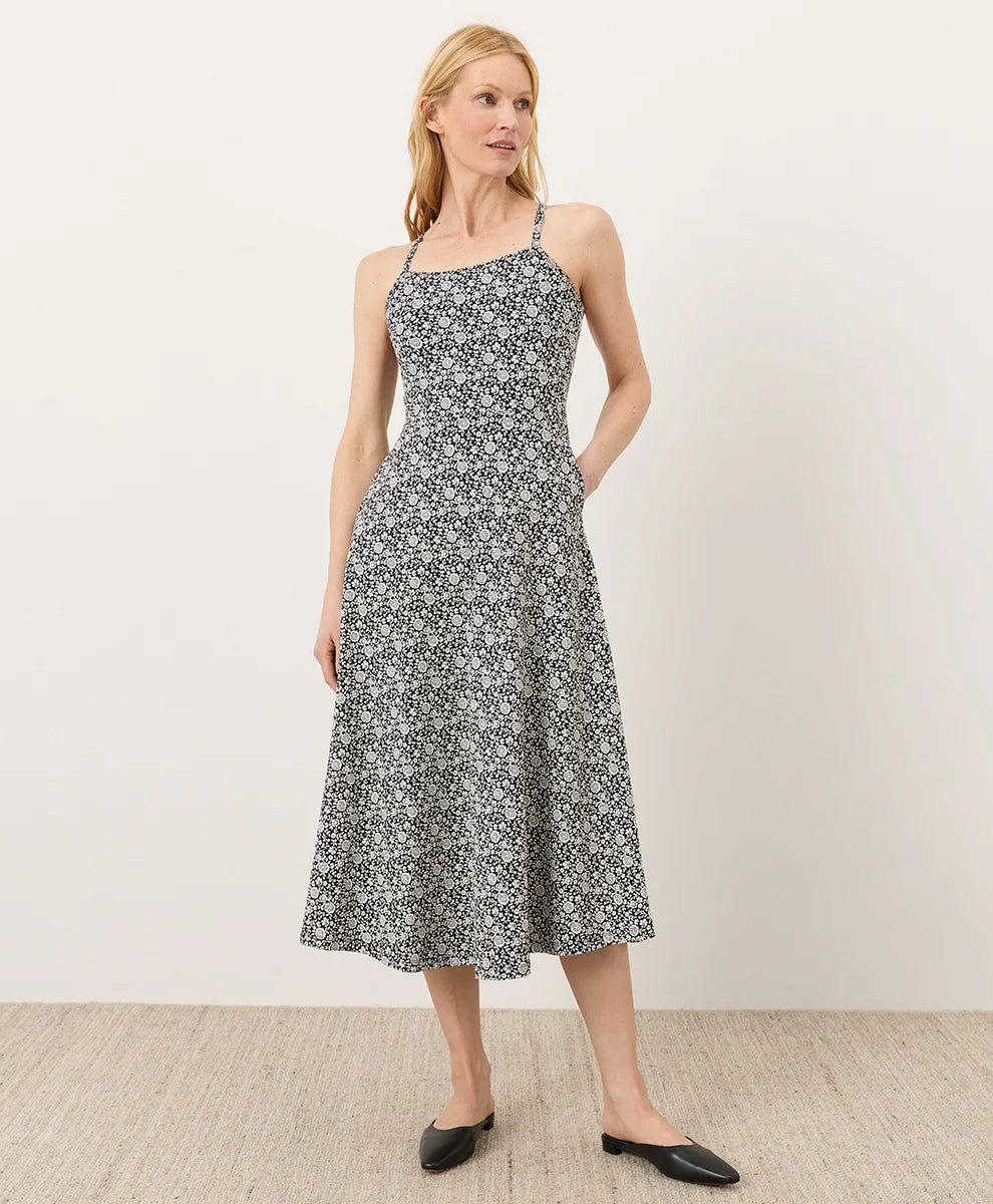 fit & flare midi dress