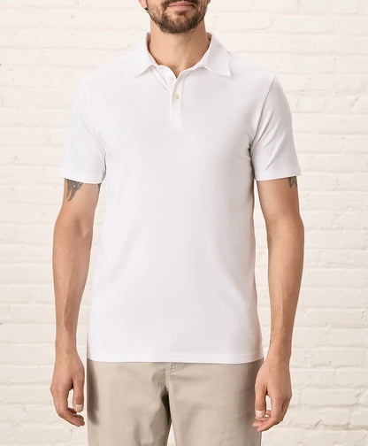 luxe essential slim polo