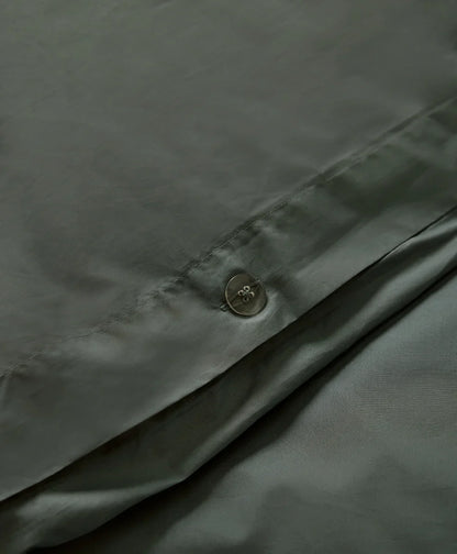 organic cool-air percale duvet cover