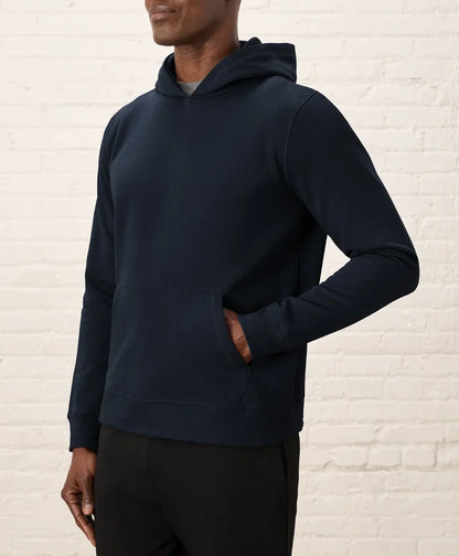 brushed fleece pullover hoodie