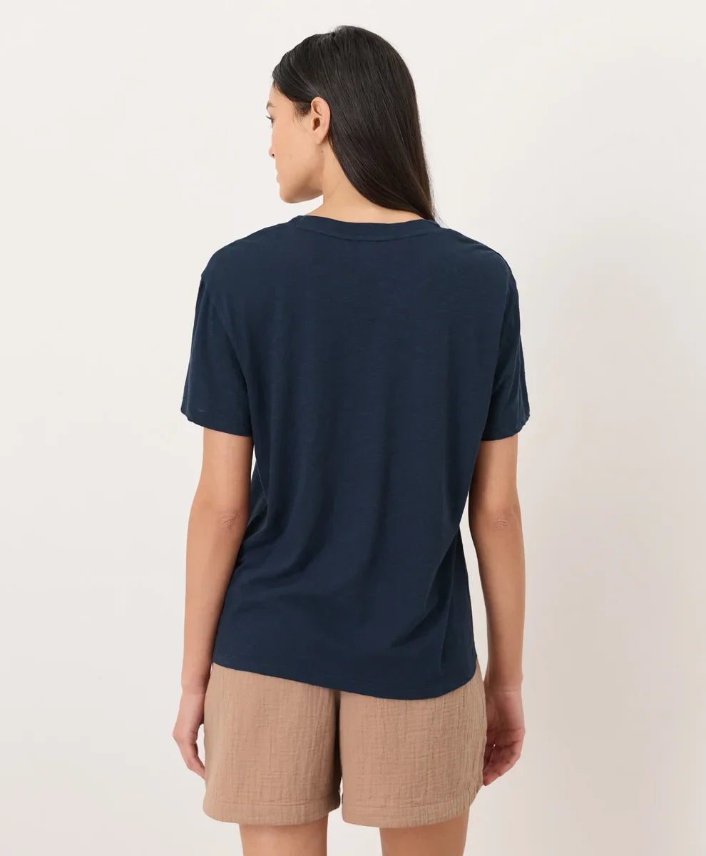 clearance featherweight slub relaxed crewneck tee