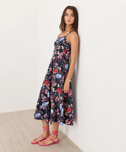 fit & flare midi dress