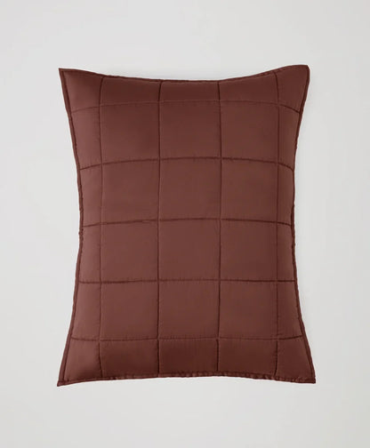organic quilted sham 2-pack