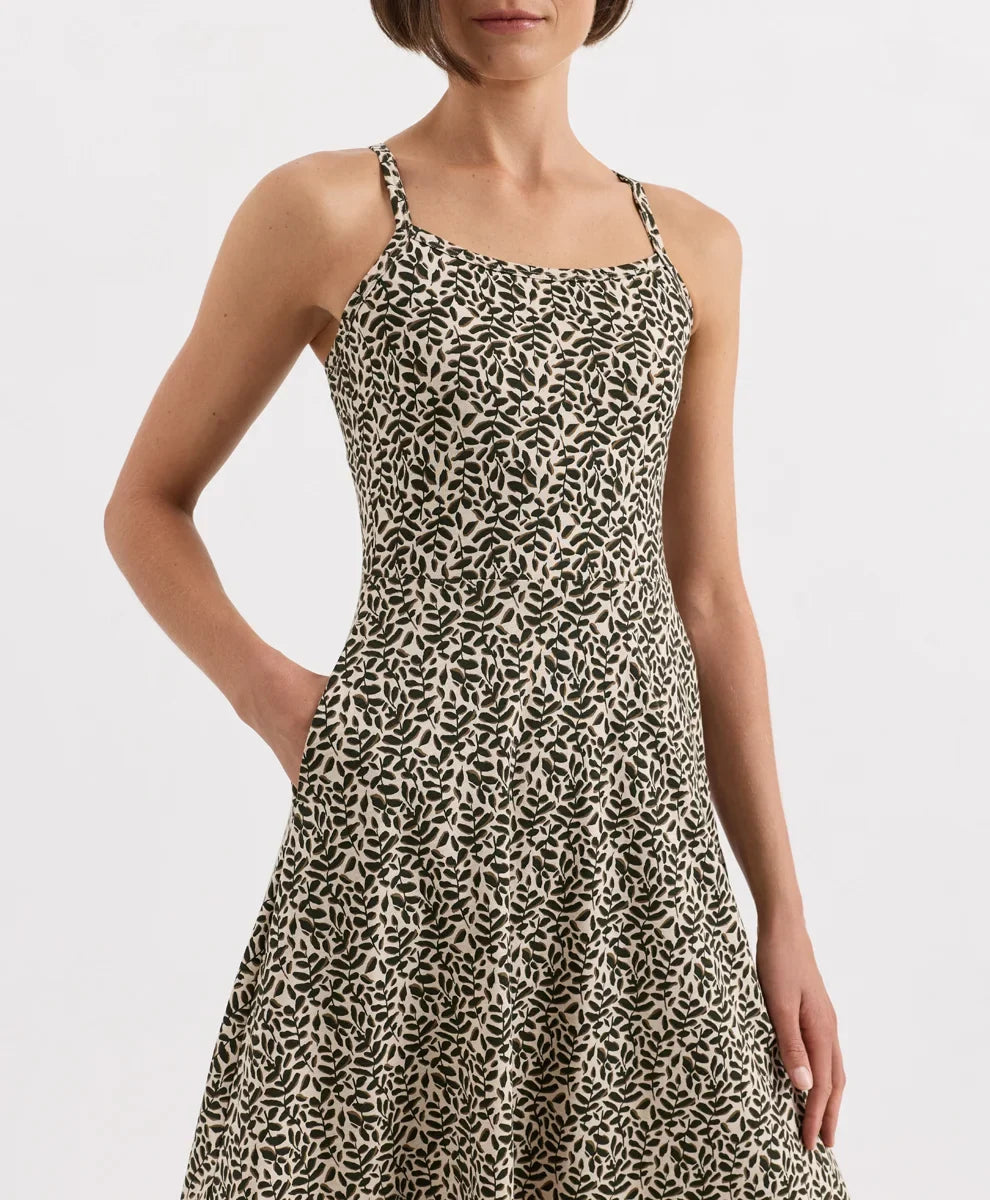 fit & flare midi dress