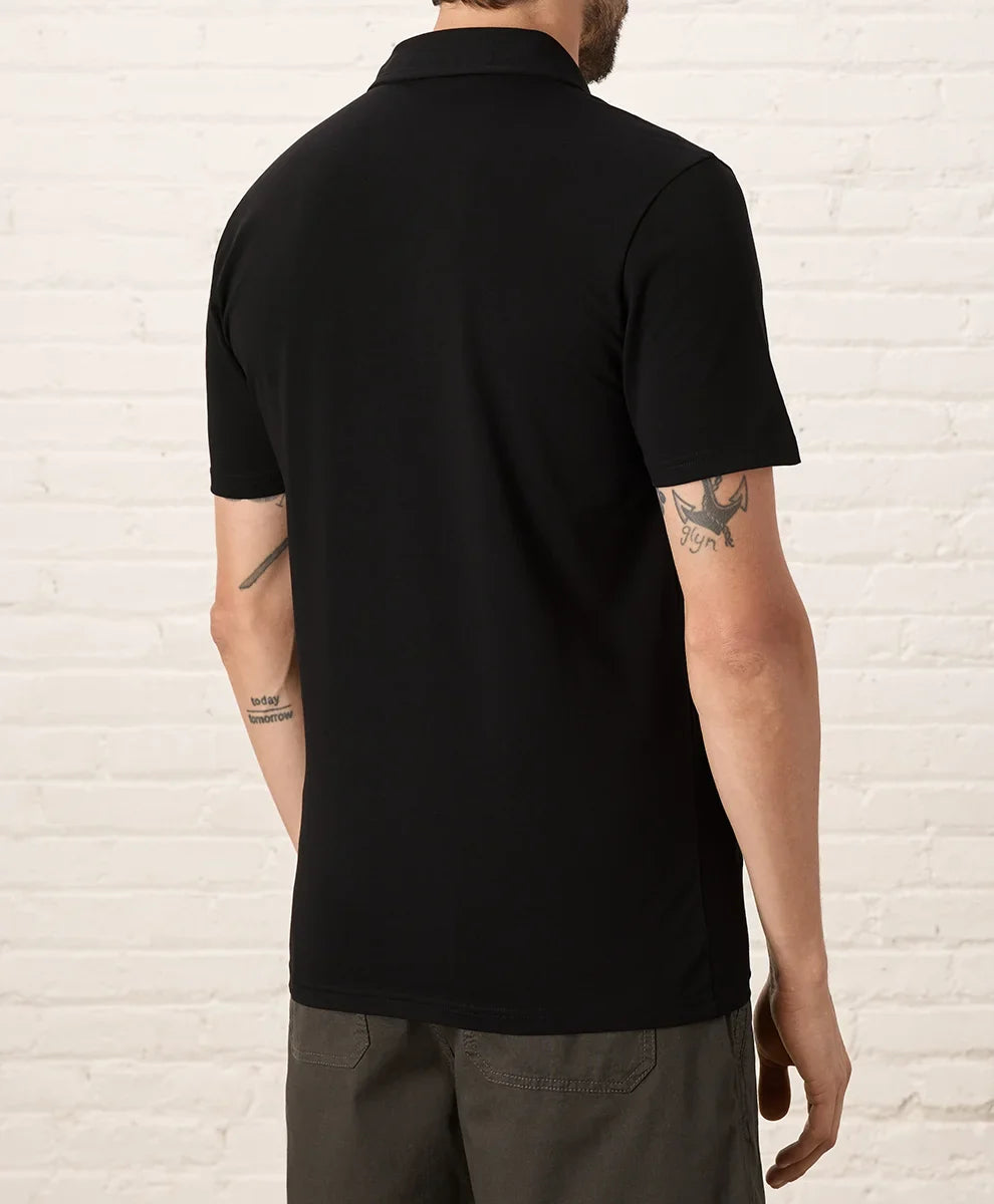 luxe essential slim polo