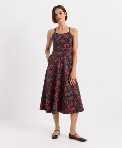 fit & flare midi dress