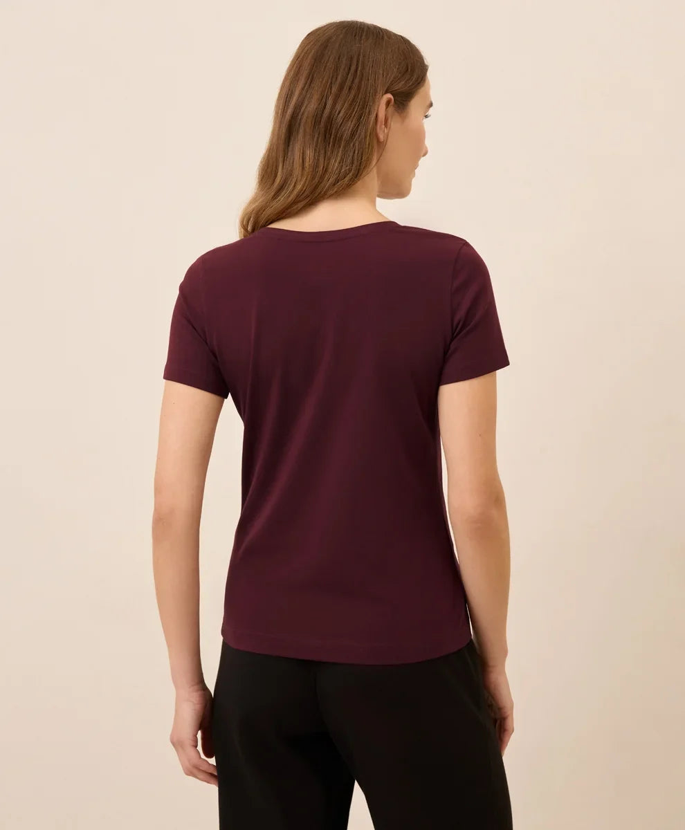 clearance luxe stretch jersey slim tee
