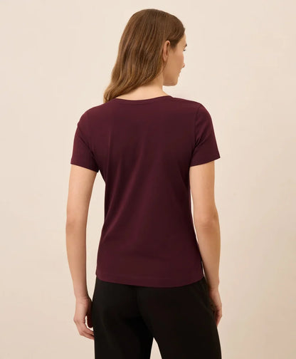clearance luxe stretch jersey slim tee