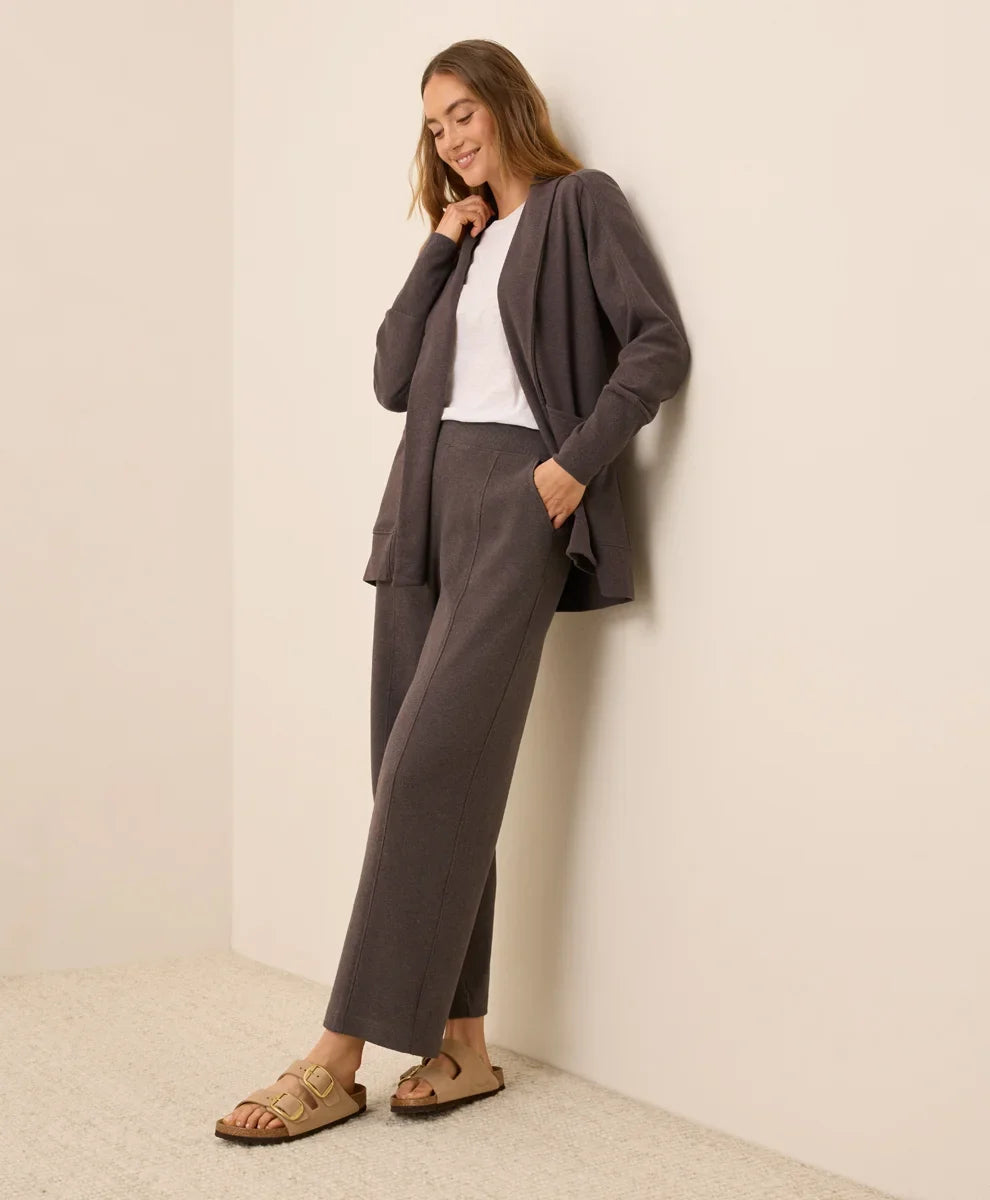 clearance airplane pintuck wide leg pant