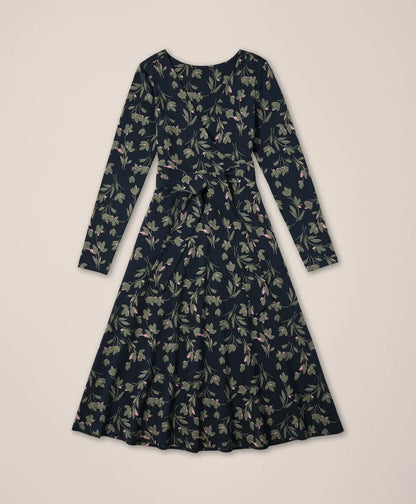 clearance fit & flare wrap dress