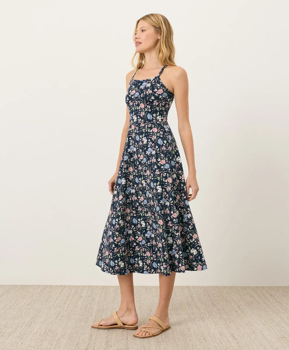clearance fit & flare midi dress
