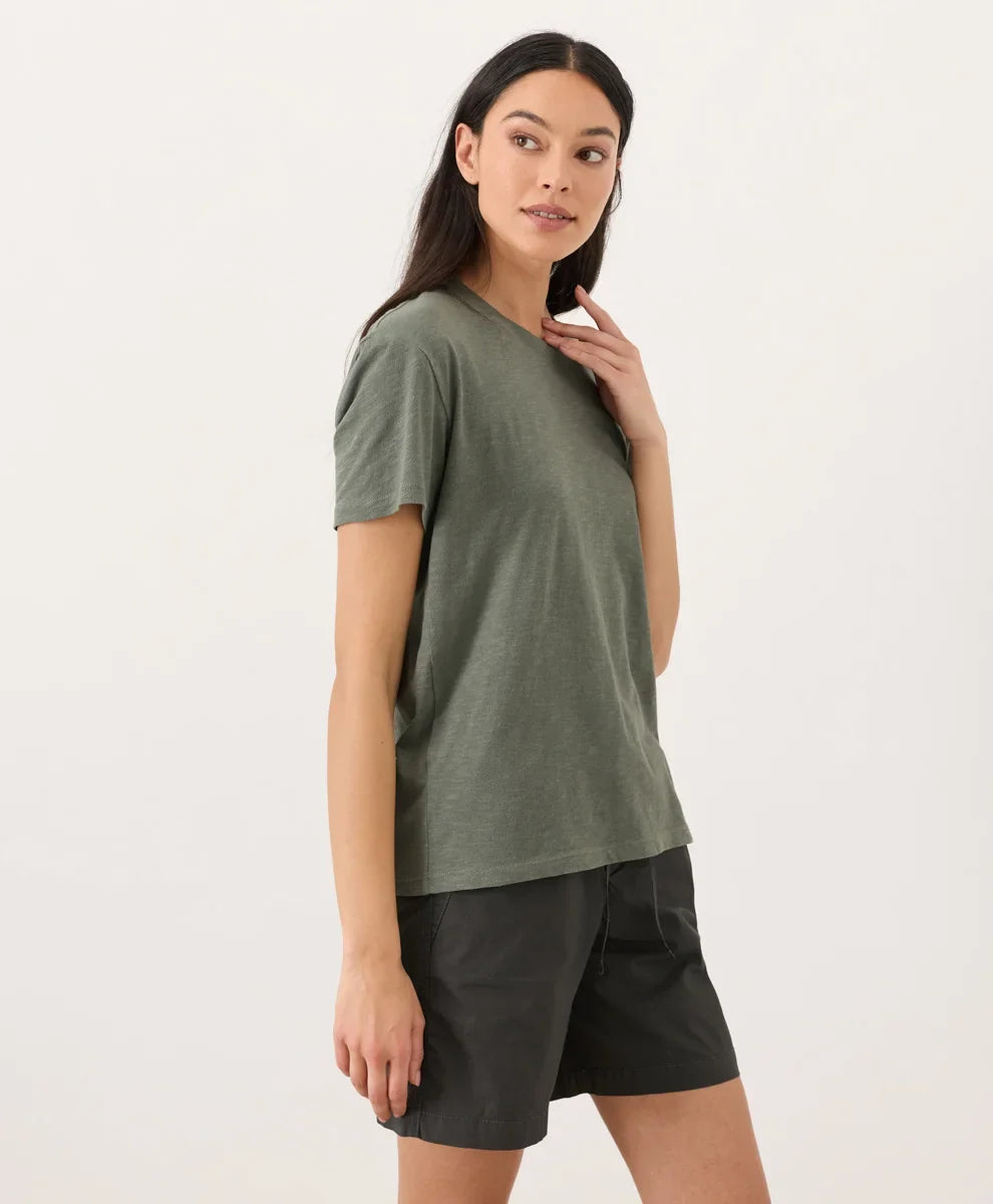 clearance featherweight slub relaxed crewneck tee