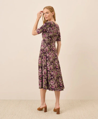 clearance fit & flare signature scoop dress