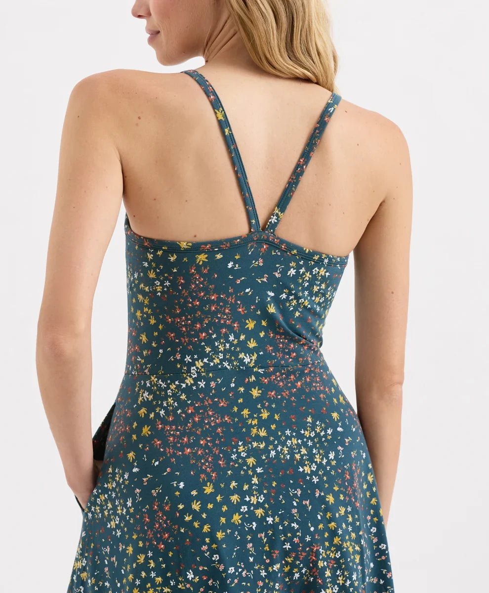 fit & flare midi dress