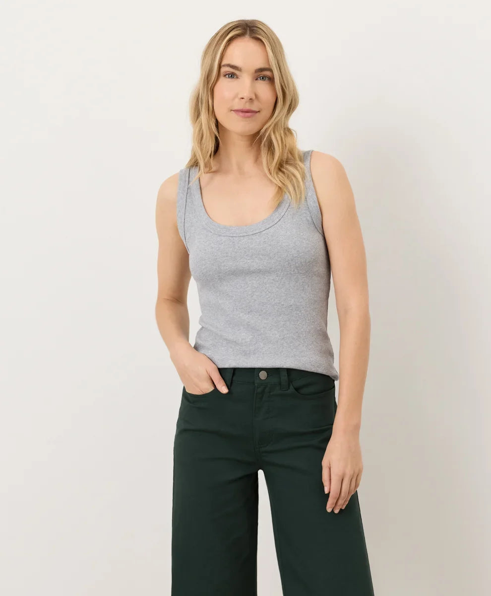 perfect rib scoop neck tank