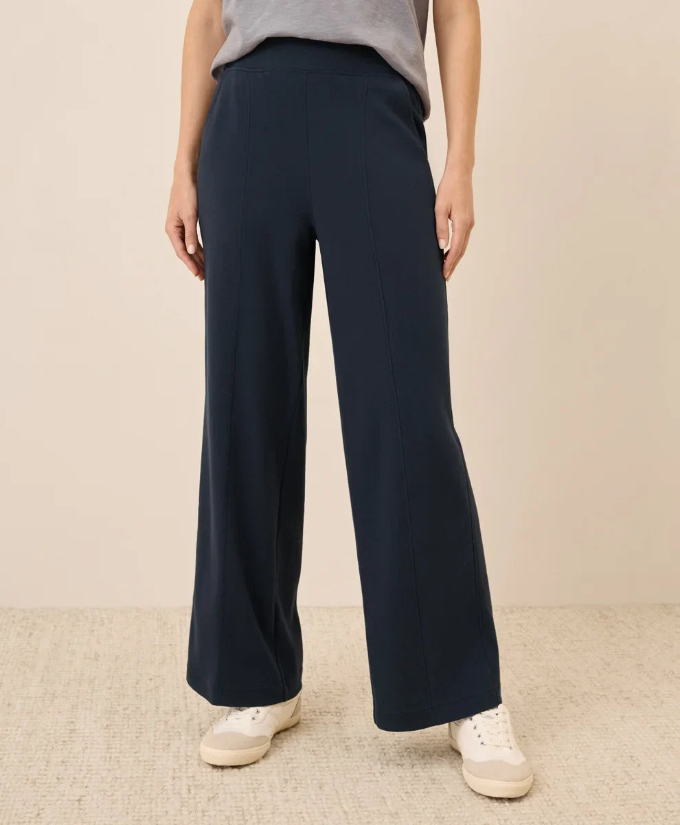 clearance airplane pintuck wide leg pant