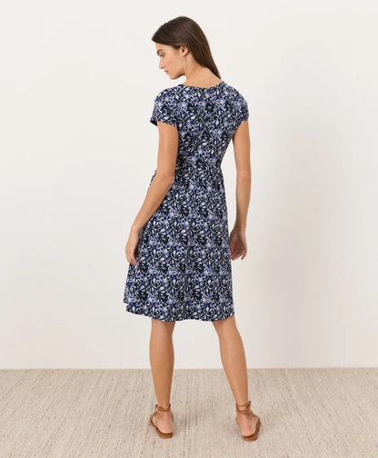 clearance fit & flare crossover dress