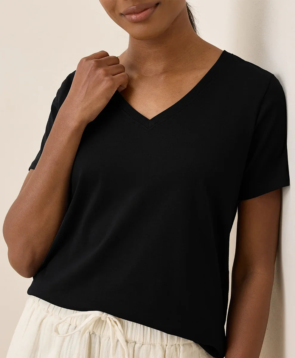 clearance softspun v-neck tee