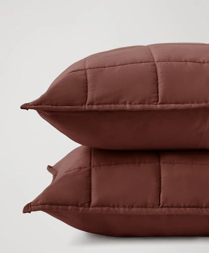 organic quilted sham 2-pack