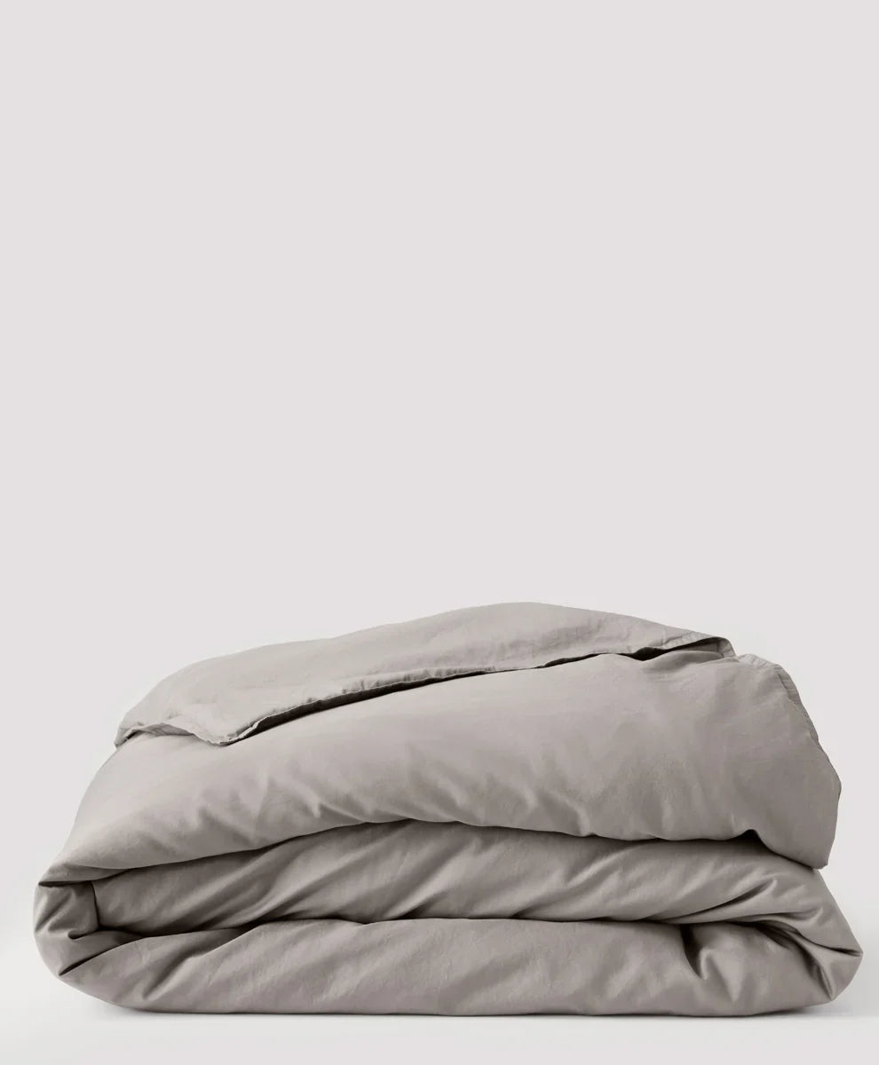 organic room service sateen duvet cover