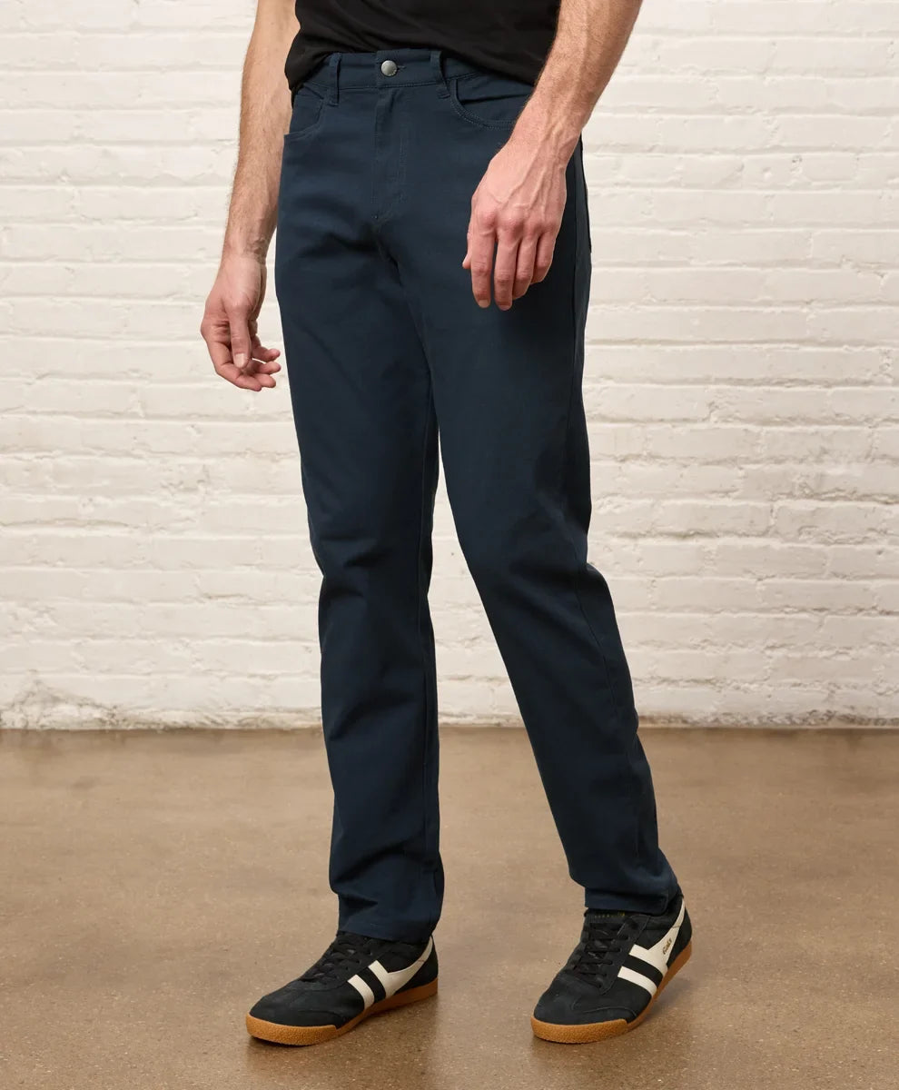 stretch twill 5-pocket pant