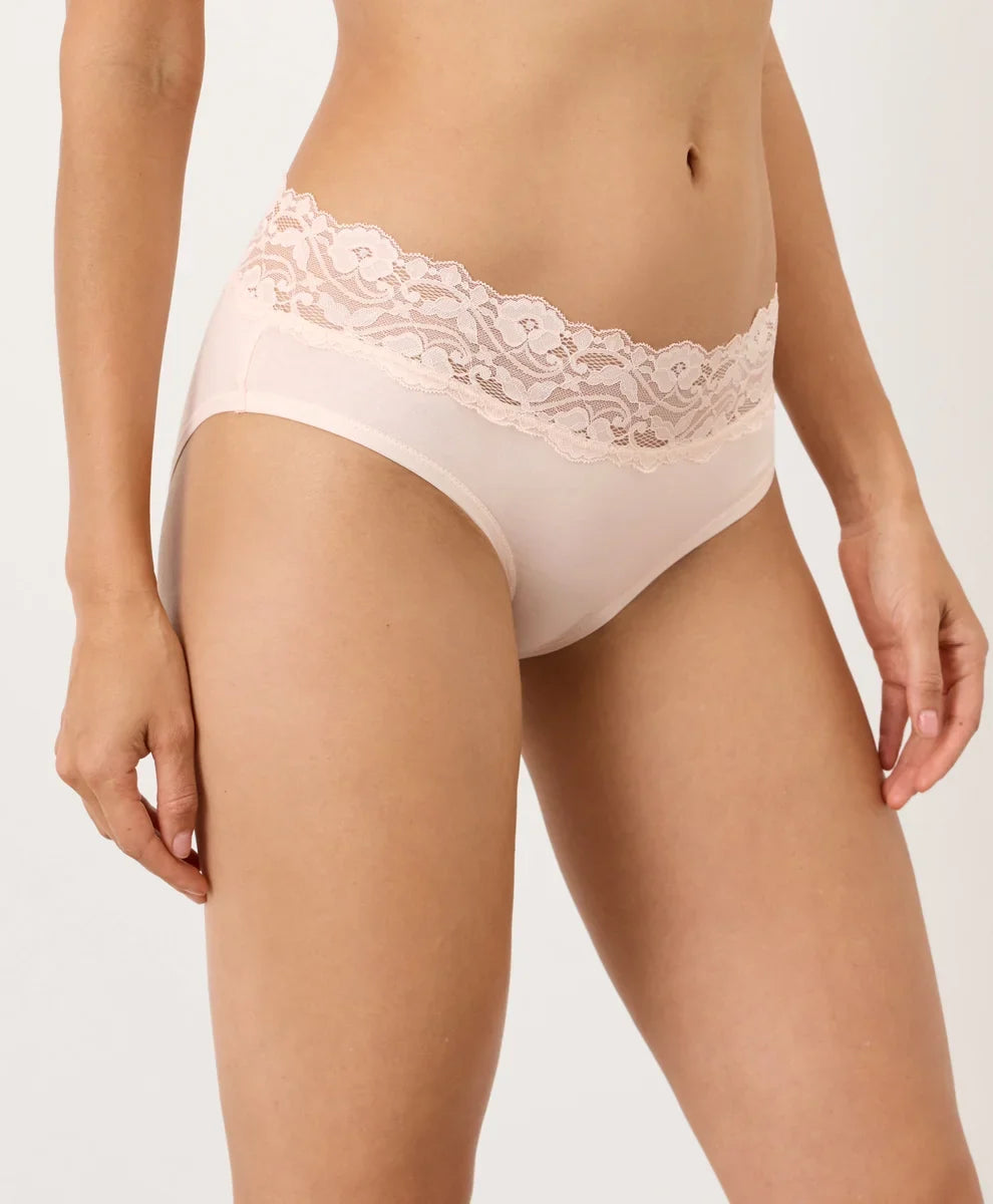 lace waist brief
