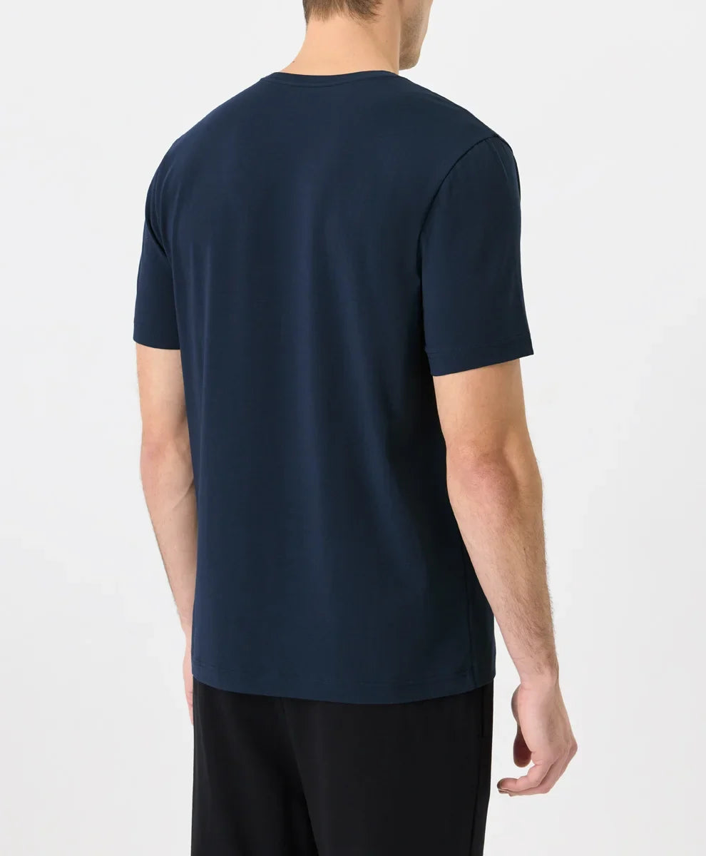 luxe essential classic fit crewneck tee