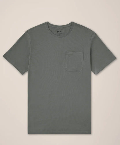softspun essential pocket crew tee