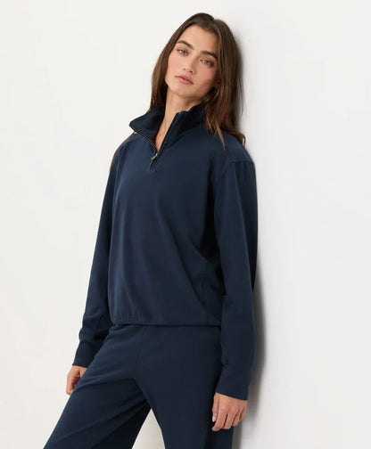 clearance cloudknit quarter zip