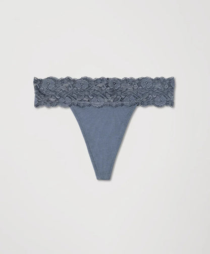 lace waist thong