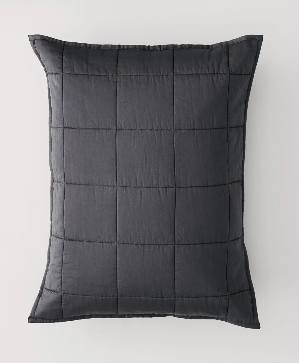 organic quilted sham 2-pack