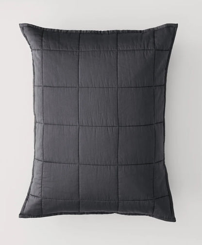 organic quilted sham 2-pack