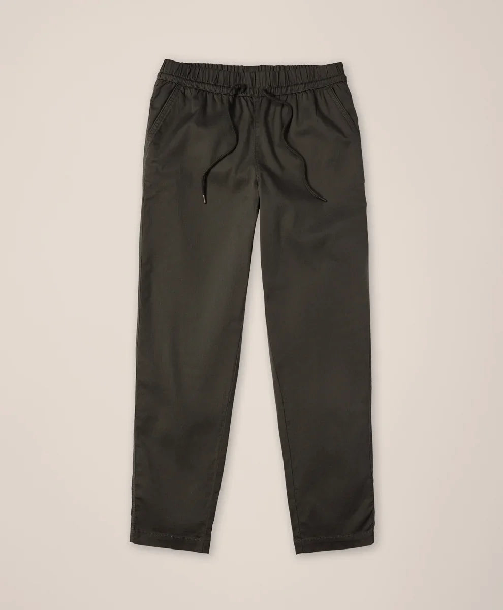 clearance daily twill ultra-high rise tapered pant