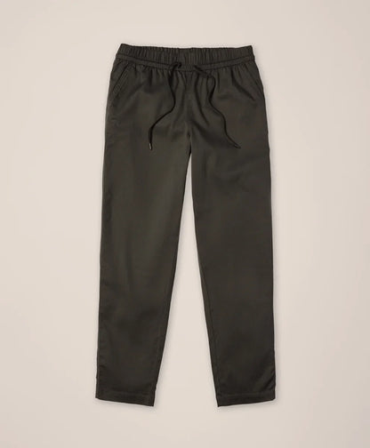 clearance daily twill ultra-high rise tapered pant